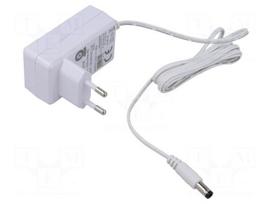 Power supply: switching | mains,plug-in | 12VDC | 1.5A | 18W | 85.45%