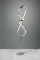 Padua LED floor lamp chrome/crystal effect 4000K gaismeklis