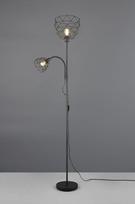 Haval floor lamp E27 + E14 matt black gaismeklis