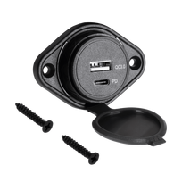 Įrankiai ir matavimo prietaisai // Įrankių, priedų naujienos // Ładowarka samochodowa USB+USB typu C z funckją Quick Charge i Power Delivery