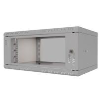 Stalflex Stovo Spintelė 19" 4U  350mm  Stiklinės Durys  Pilka S-RC19-4U-350GG