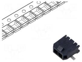 Connector: wire-board | socket | male | PIN: 2 | Micro-Fit 3.0 | 3mm | 5A