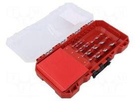 Drill set | for concrete | plastic box | 4mm,5mm,6mm,8mm,10mm,12mm