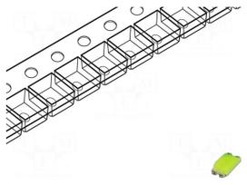 LED | white | SMD | Case (mm): 1608 | 100÷200mcd | 120° | 5mA | 2.5÷3.4VDC