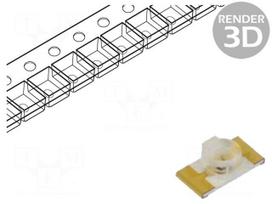 LED | green | SMD | 1206 | 55÷100mcd | 2.1÷2.5VDC | 3.2x1.6x1.1mm | 70°
