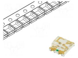 LED | red/green | SMD | 1210 | 2÷2.6/2.1÷2.6VDC | 3.2x2.7x1.1mm | 130°