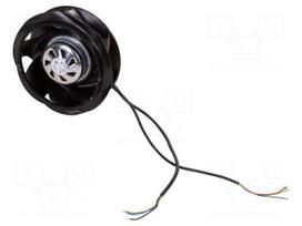 Fan: EC | radial | 230VAC | Ø190x66.5mm | 520m3/h | ball | 3400rpm | IP54