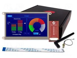 Display: TFT | 7" | 800x480 | 8MBRAM,16MbFLASH | 400cd/m2 | uC: ESP32