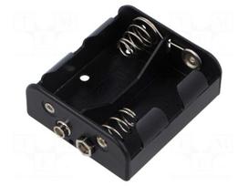 Holder | C,R14 | Batt.no: 2 | 6F22 type | black