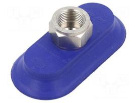 Suction cup | 80x40mm | G3/8 IG | Shore hardness: 60 | 11.7cm3 | SAOF