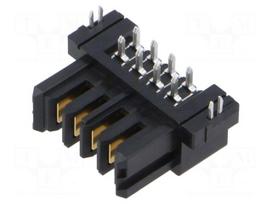 Connector: PCB to PCB | male | PIN: 4 | angled | 20A | 250V | THT | 3.81mm