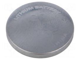 Battery: lithium | CR2032,coin | 3V | 220mAh | non-rechargeable | 1pcs.