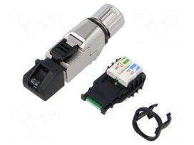 Connector: RJ45 | plug | PIN: 8 | Cat 6a | shielded | 8p8c | 5.5÷10mm | IDC
