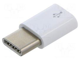 Accessories: adapter | white | USB B micro socket,USB C plug