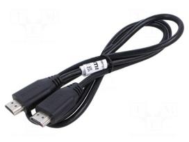 Accessories: connection cable | black | 1m | HDMI plug,both sides