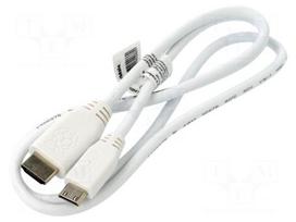 Connection cable | white | 1m | HDMI plug,mini HDMI plug