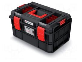 Chest | tool case | black | polymer | X BLOCK LOG | 546x380x307mm | IP55