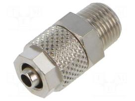 Screw-on fitting | threaded | max.15bar | nickel plated brass