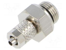 Screw-on fitting | threaded | max.15bar | nickel plated brass