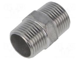 Nipple | threaded,straight | max.10bar | 27mm