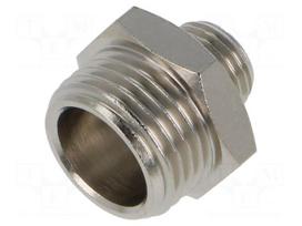 Nipple | reductive | max.50bar | nickel plated brass | max.300°C
