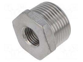 Nipple | threaded,reductive | max.10bar | 21mm