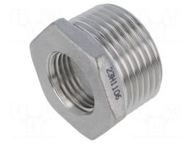 Nipple | threaded,reductive | max.10bar | 24mm
