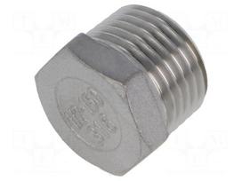 Screw plug | max.10bar | acid resistant steel AISI 316 | 19.5mm