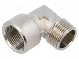 Threaded fitting | nickel plated brass | max.10bar