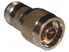 Adapter | N male,N female | Insulation: PTFE | 50Ω | brass | 11GHz
