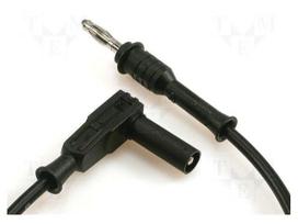 Test lead | 70VDC | 33VAC | 20A | Len: 1m | black | Cond.cross sec: 1mm2