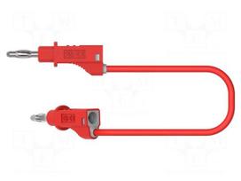 Test lead | 60VDC | 30VAC | 12A | banana plug 4mm,both sides | Len: 2m