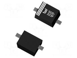 Diode: Zener | 0.3W | 12V | SMD | SOD323F | reel,tape | single diode