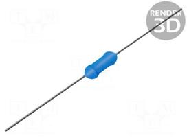 Resistor: metal film | THT | 8.2kΩ | 1W | ±1% | MF | 350V | Ø0.54x28mm