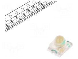 LED | red | SMD | 1209 | 1600÷2800mcd | 1.9÷2.5VDC | 3.2x2.4x2.4mm | 20°