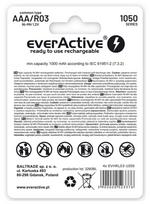 Rechargeable batteries everActive Ni-MH R03 AAA 550 mAh Infinity Line