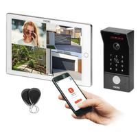 Įrankiai ir matavimo prietaisai // Įrankių, priedų naujienos // MAILO, zestaw wideodomofonowy jednorodzinny, 4-żyłowy, 10", Wi-Fi, ekran dotykowy, Full HD, RFID, szyfrator