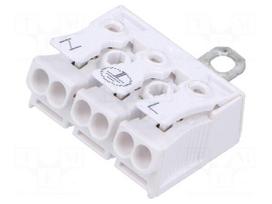 Installation | 24A | 450V | push-in,spring clamp | 0.5÷2.5mm2 | ways: 3