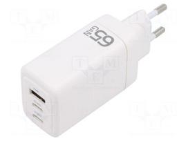 Power supply: switching | mains,plug-in,charger | 5÷20VDC | 3.25A