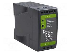 Power supply: switching | for DIN rail | 96W | 24VDC | 4A | 85÷264VAC