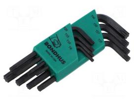 Wrench: Torx®-set | TX9,TX10,TX15,TX20,TX25,TX27,TX30,TX40