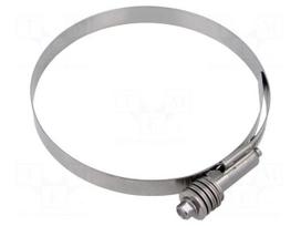 Worm gear clamp | walk-in coolers | W: 16mm | Clamping: 133÷155mm