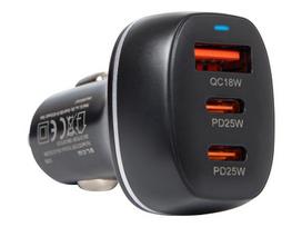 Mobilieji telefonai ir priedai // USB automobilių įkrovikliai // 75-787# Ładowarka samochodowa g50c 3x usb-a+2xusb-c 68w