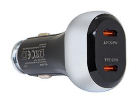 Mobilieji telefonai ir priedai // USB automobilių įkrovikliai // 75-776# Ładowarka samochodowa `g50a 2x usb-c 50w
