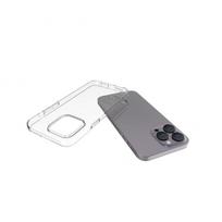 Nugarėlės dėklai Connect Apple iPhone 15 Pro Max Clear Silicone Case 1.5mm TPU Transparent
