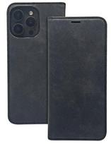 Knygos tipo dėklas dėklai iLike Samsung Galaxy A15 4G / A15 5G Smart Suede case Black