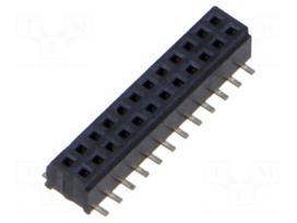 Connector: PCB to PCB | socket | female | PIN: 24 | SMT | 3.1A | CLM | 1mm