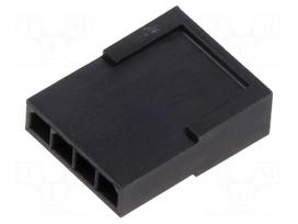 Connector: wire-wire | plug | male | PIN: 4 | Micro-Fit 3.0 | for cable