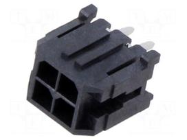 Connector: wire-board | socket | male | PIN: 4 | Micro-Fit 3.0 | THT | 3mm