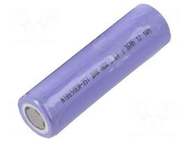 Re-battery: Li-Ion | 18650,MR18650 | 3.6V | 3500mAh | Ø18.55x65.1mm